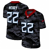 Nike Tennessee Titans 22 Henry 2020 2ND Camo Salute to Service Limited Jersey zhua,baseball caps,new era cap wholesale,wholesale hats